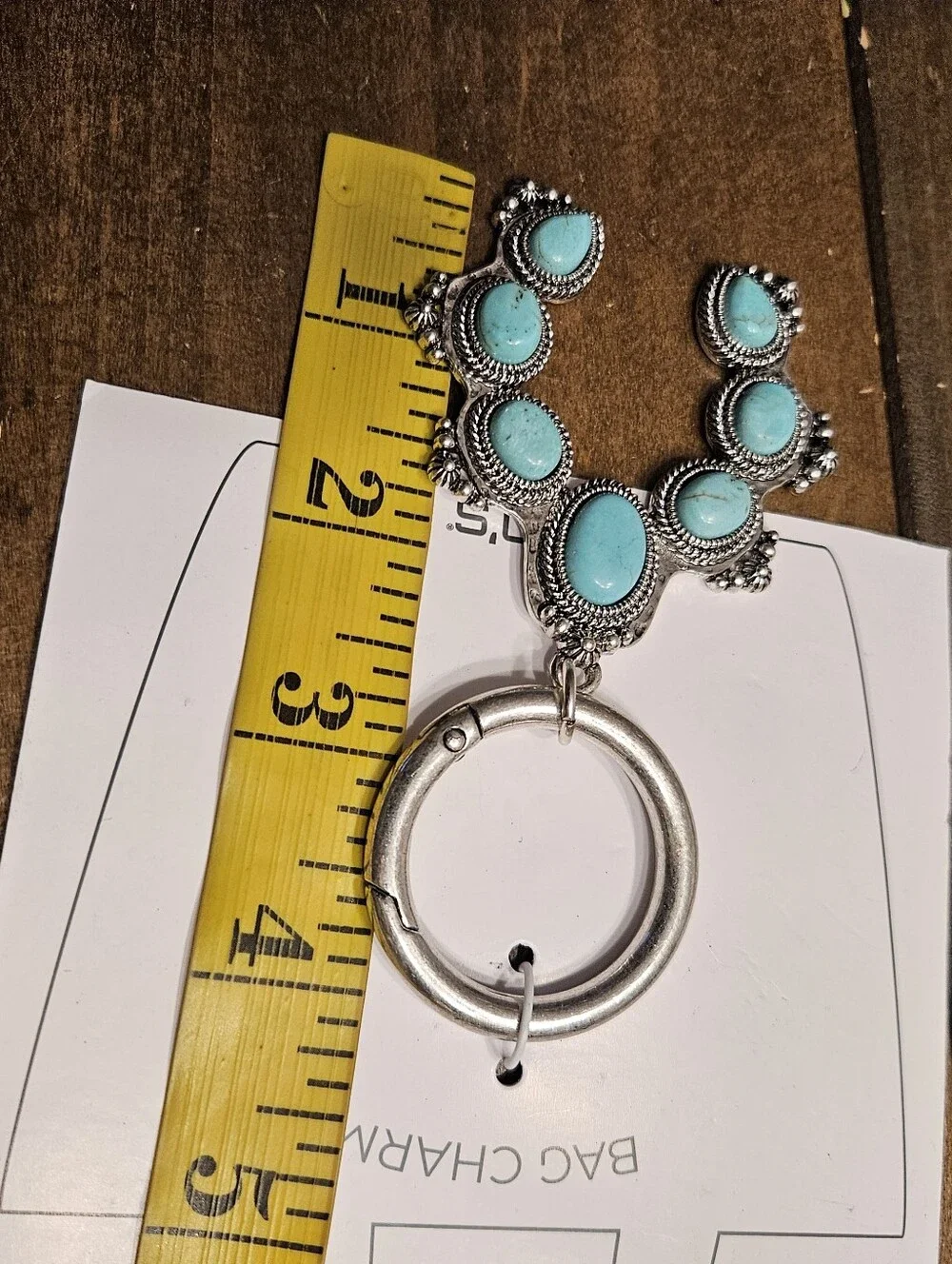 Chicos turquoise silvertone